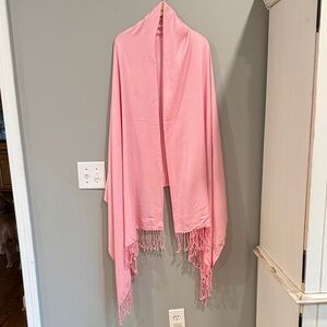 Mary Kay Pink Scarf with Fringe